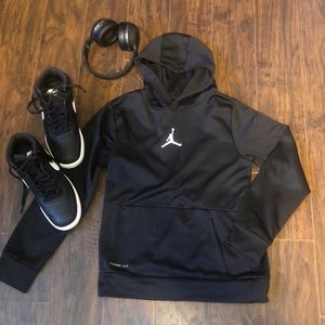 Jordan black hoodie no rips no stains.